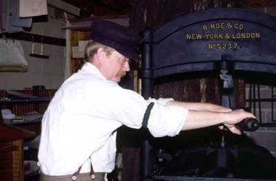 Stock photo of print shop
