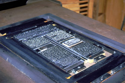 Stock photo of print shop