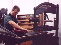 Stock photo of print shop